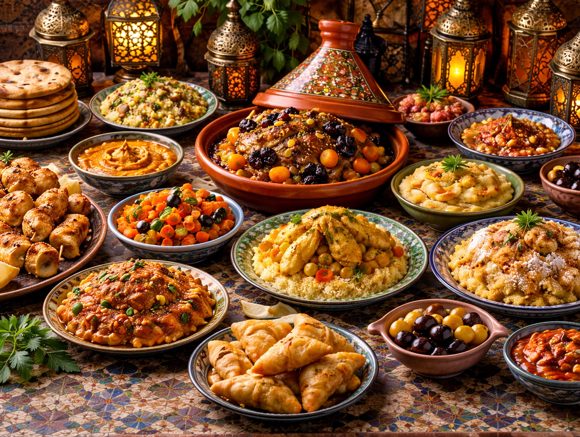 Cuisine gastronomique du restaurant Hôtel Atlas Day